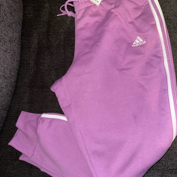 Pants - Adidas women’s Purple Jogger Pants new with tag